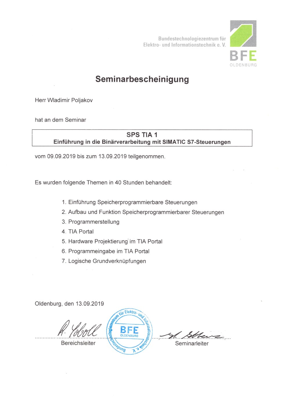 SPS TIA 1